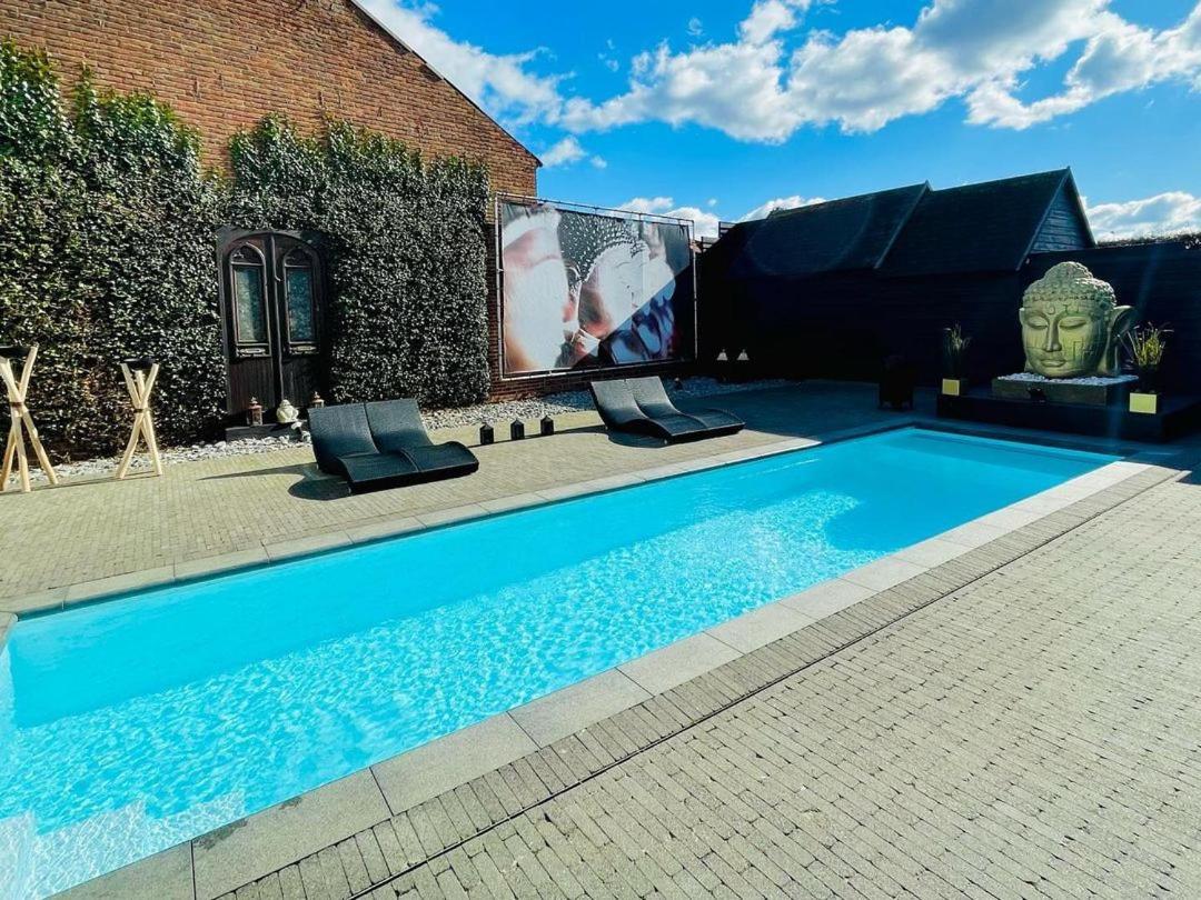 Zonhoven Maison Beau Bed & Breakfast エクステリア 写真